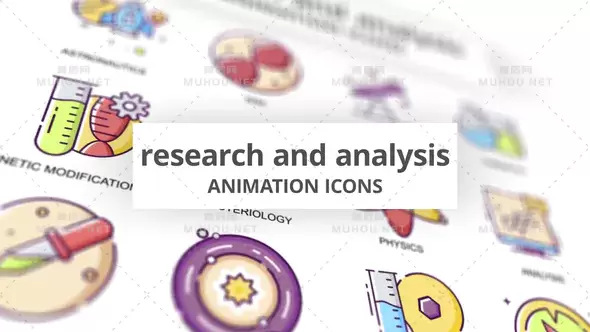 研究与分析-动画图标动画视频AE模板插图