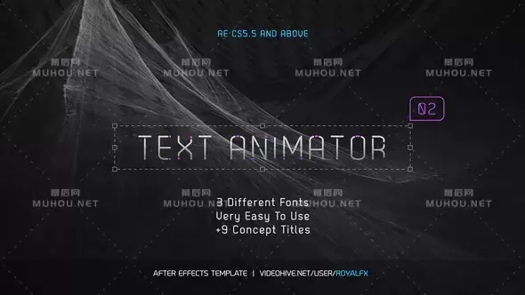 TypeX-纯包: 文字效果标题动画预设库视频AE模板插图