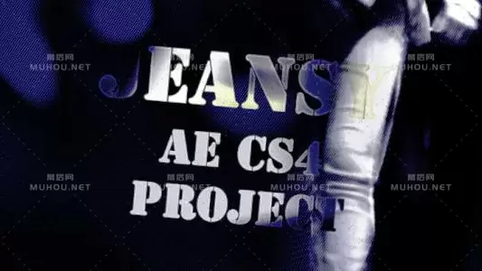 牛仔裤上的文字包装视频AE模板插图