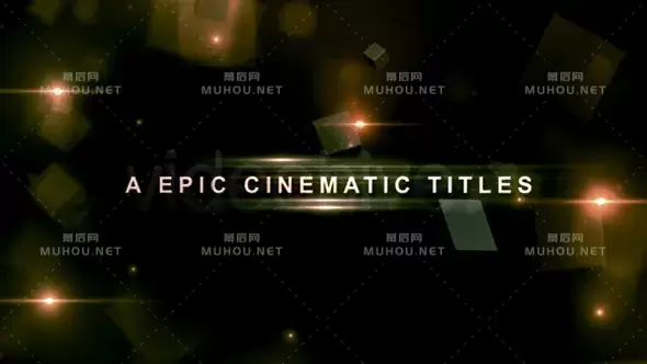 史诗般的电影预告片标题文字动画片头 (20个标题)视频AE模板插图