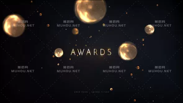 黄金珍珠电影颁奖典礼片头视频AE模板插图