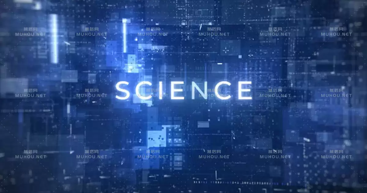 快速数字介绍科幻风格文字片头视频AE模板