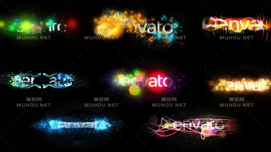 粒子颗粒漂亮的粒子文字动画视频AE模板插图