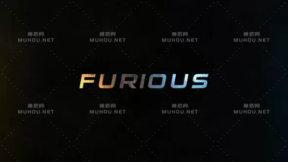 愤怒的文字3d大片50个标题预设视频AE模板插图