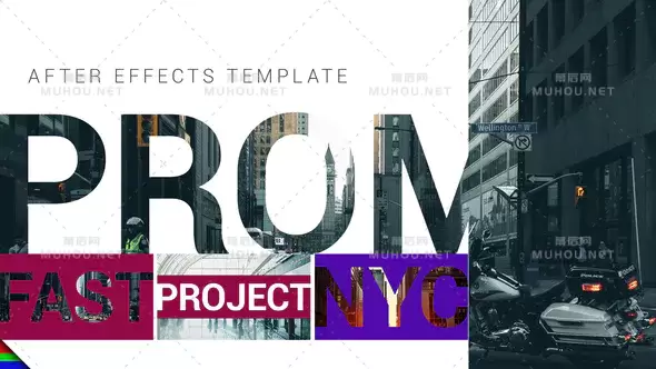 Stomp promo创意排版电影预告片视频AE模板插图