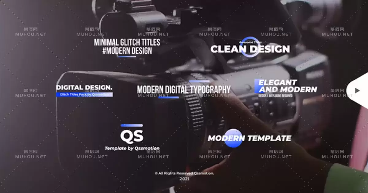 缩略图数字标题包装文字动画企业风格视频AE模板