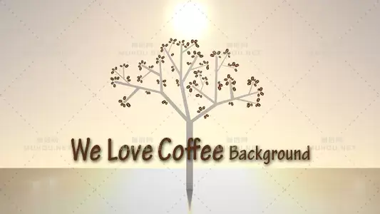 我们喜欢咖啡树创意动画视频素材下载插图
