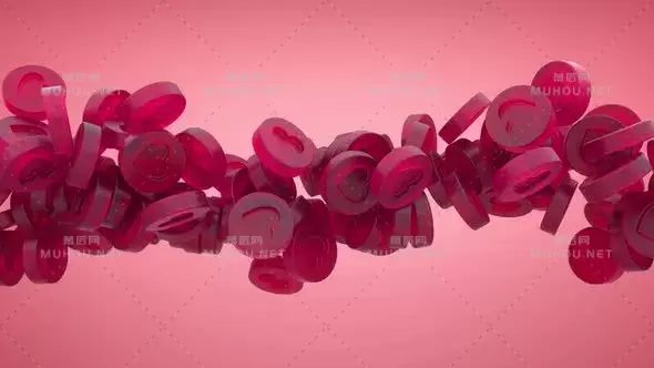 红心爱情圈视频素材下载插图