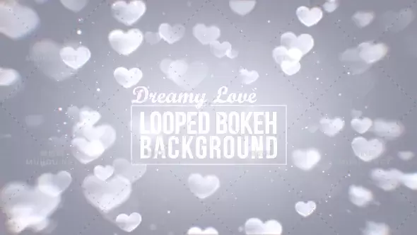 梦幻爱情Bokeh背景视频素材下载插图