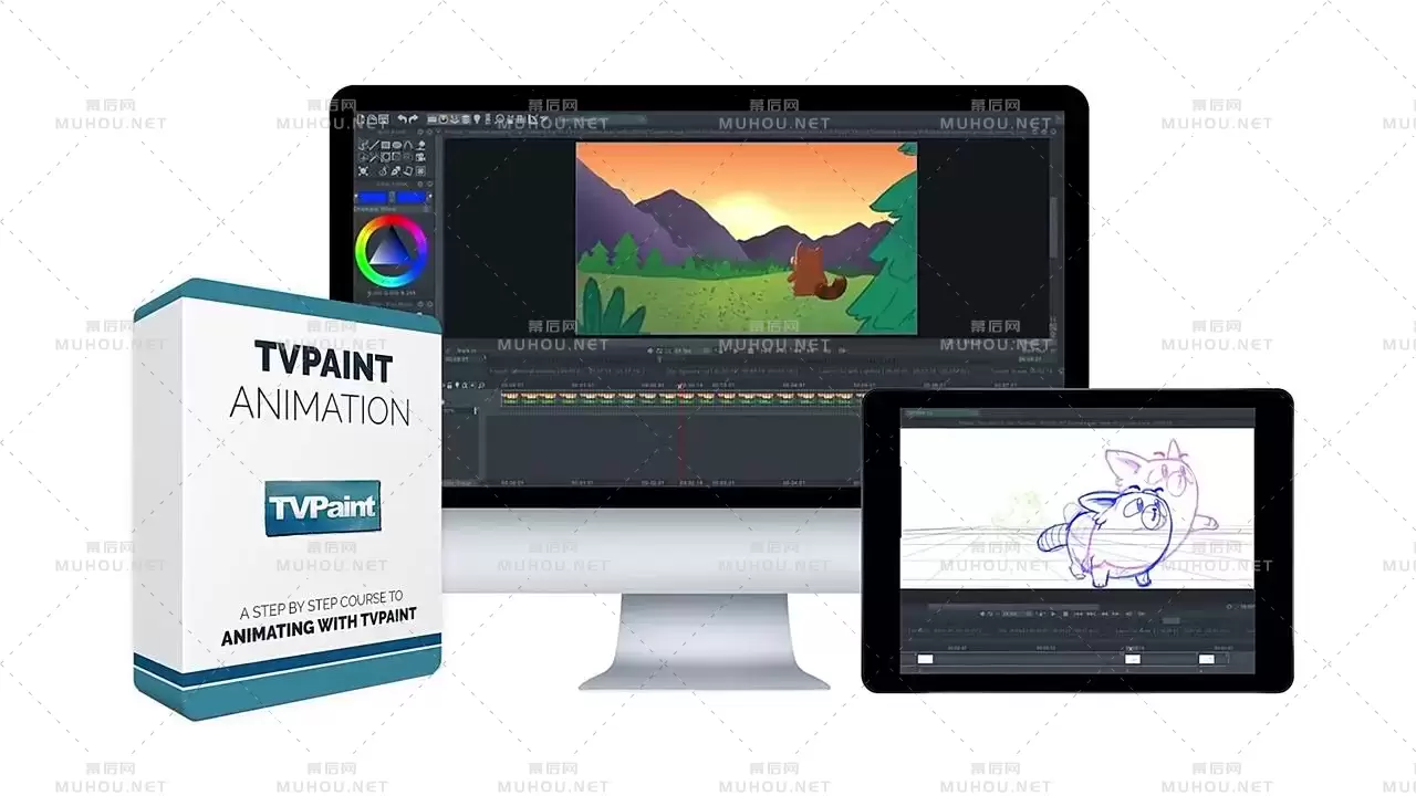 2D逐帧动画TVPaint软件手绘视频教程（英文）Bloop Animation – TVPaint Animation插图