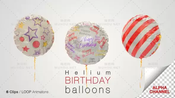 生日气球Birthday Balloon视频素材下载插图