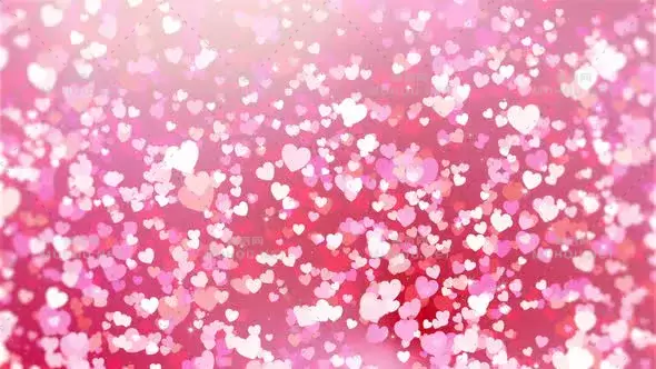 心形全屏动画led背景Heart Background视频素材插图