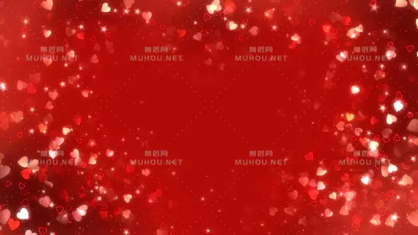 红心背景led动态Hearts Background视频素材插图