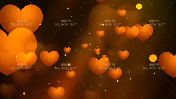 温暖浪漫的心Warm Romantic Hearts视频素材下载插图