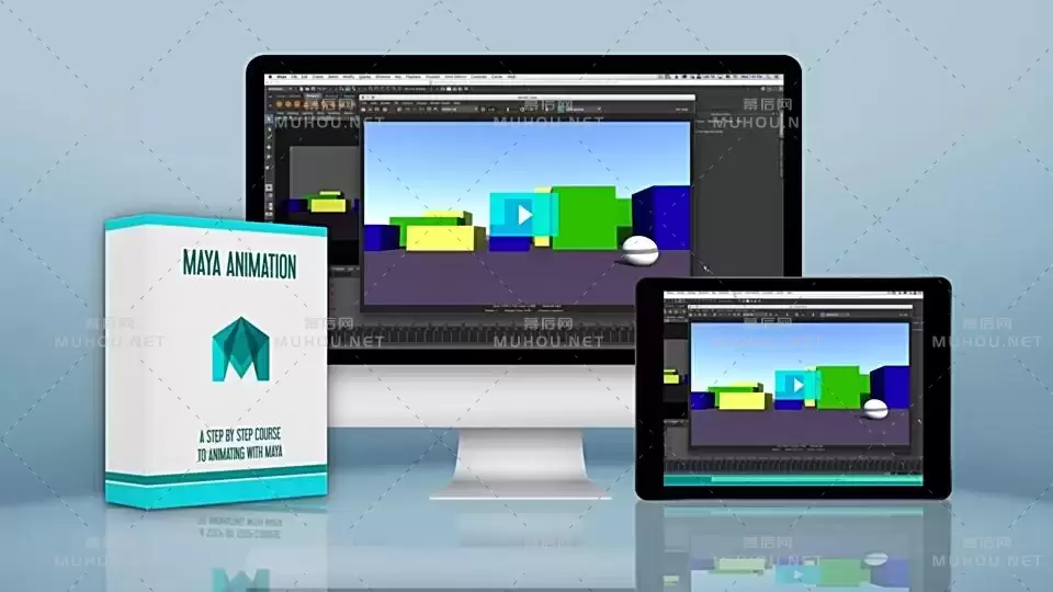 MAYA软件三维模型动画制作视频教程（英文）Bloop Animation - Maya Animation