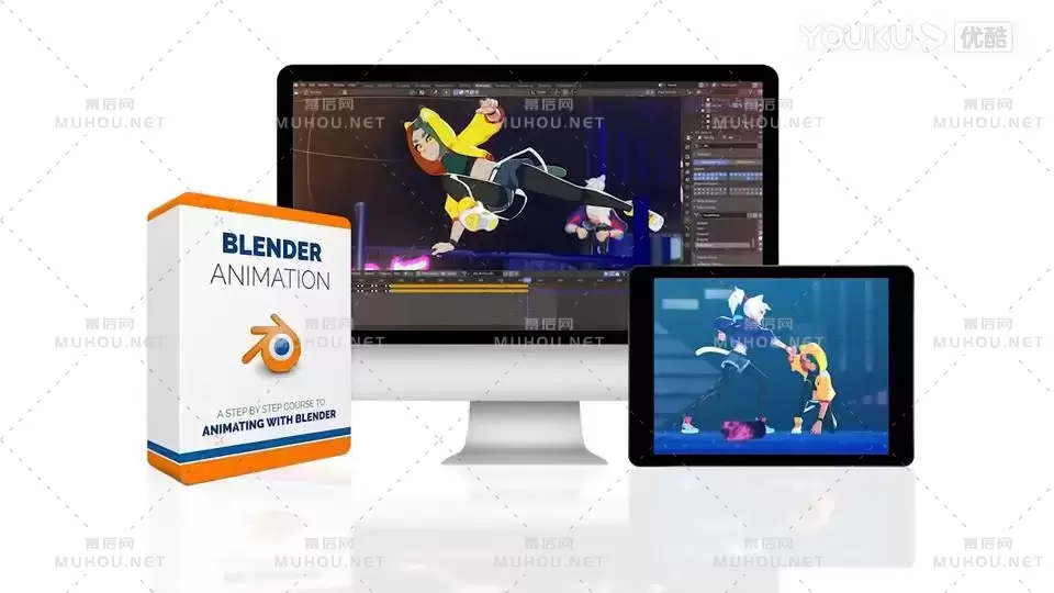 制作人物角色动画Blender软件分步课程视频教程（英文）Bloop Animation – Blender Animation插图