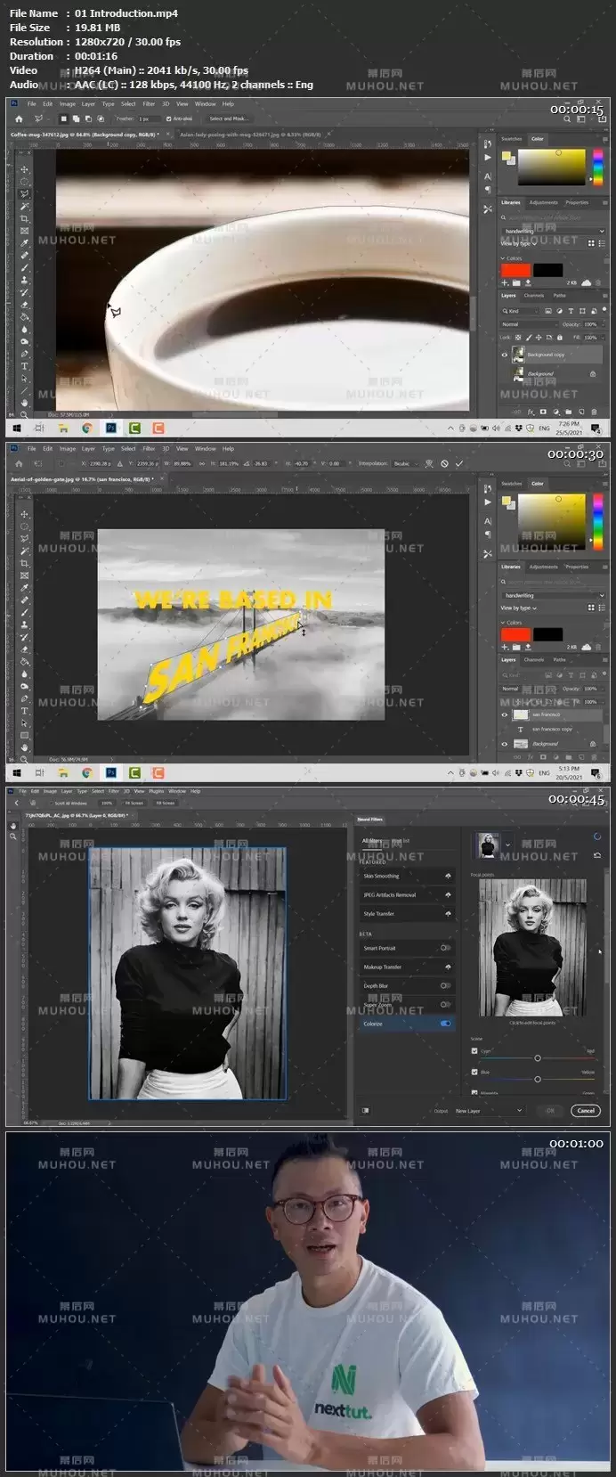 Photoshop初学者基础知识课程视频教程（英文）Adobe Photoshop 2021 for Small Business Owner插图1