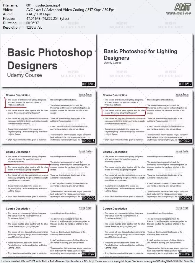 零基础Photoshop灯光照明设计技巧视频教程（英文）Basic Photoshop for Lighting Designers插图1