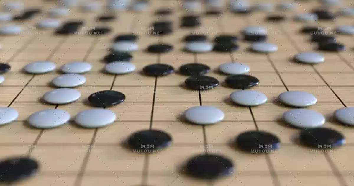 中国古代围棋比赛实拍视频素材下载