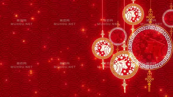 中国新年背景高清Chinese New Year Background HD视频素材下载插图