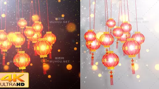 中国红灯笼灯4Chinese Lantern Lights 4视频素材下载插图