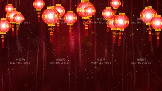 中国灯笼灯Chinese Lantern Lights 视频素材下载插图