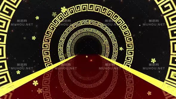 中国红地毯灯光舞台Chinese Red Carpet视频素材下载插图