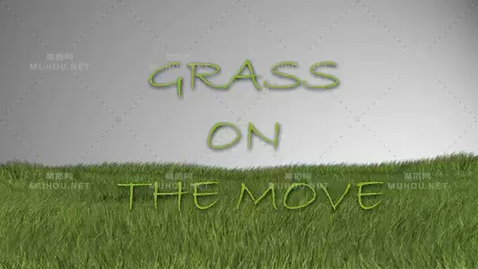 移动中的草地草坪Grass On The Move视频素材带Alpha通道插图