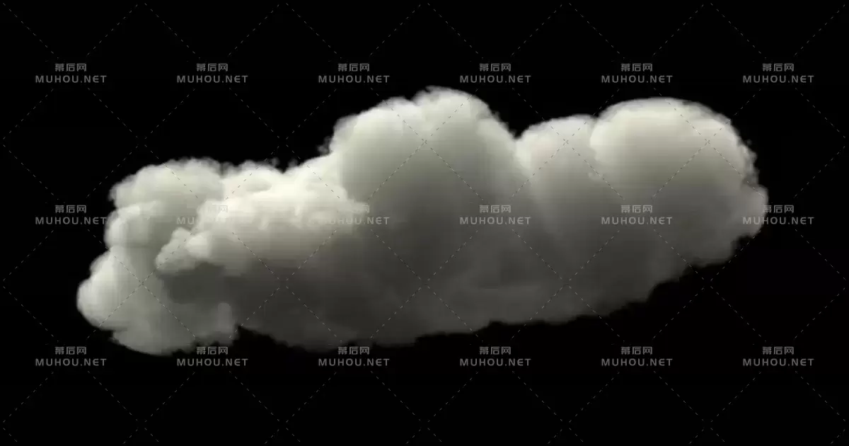 孤立的乌云Isolated Cloud视频素材带Alpha通道