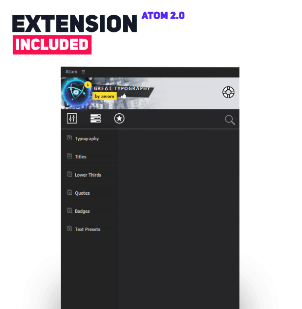 AE扩展AtomX脚本插件15组全套-转场/文字/特效/MG动画/人体/骨骼/ WIN+MAC插图11