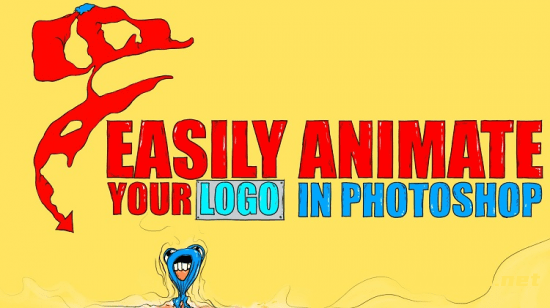 使用 Photoshop 图层逐帧制作LOGO标志动画视频教程（英文）Easily Animate your Logo in Adobe Photoshop (frame by frame)插图