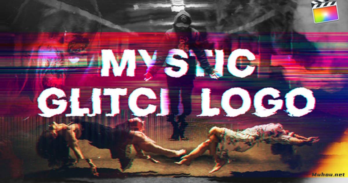 神秘小故障开场logo标志揭示Mystic Glitch Opener - Logo Reveal视频FCPX模板