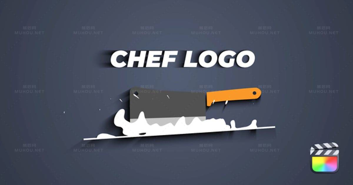厨师刀标志Chef Knife Logo视频FCPX模板
