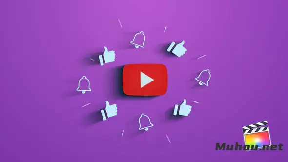 Youtube迷你logo标志运动 Minimal Logo视频FCPX模板插图