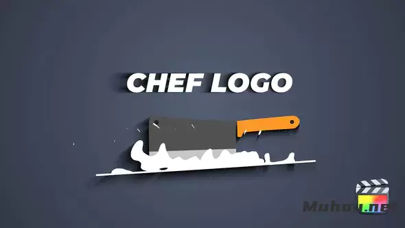 厨师刀标志Chef Knife Logo视频FCPX模板插图