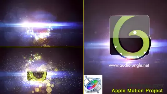 粒子粉碎logo快速标志Particles Quick Logo - Apple Motion视频FCPX模板插图