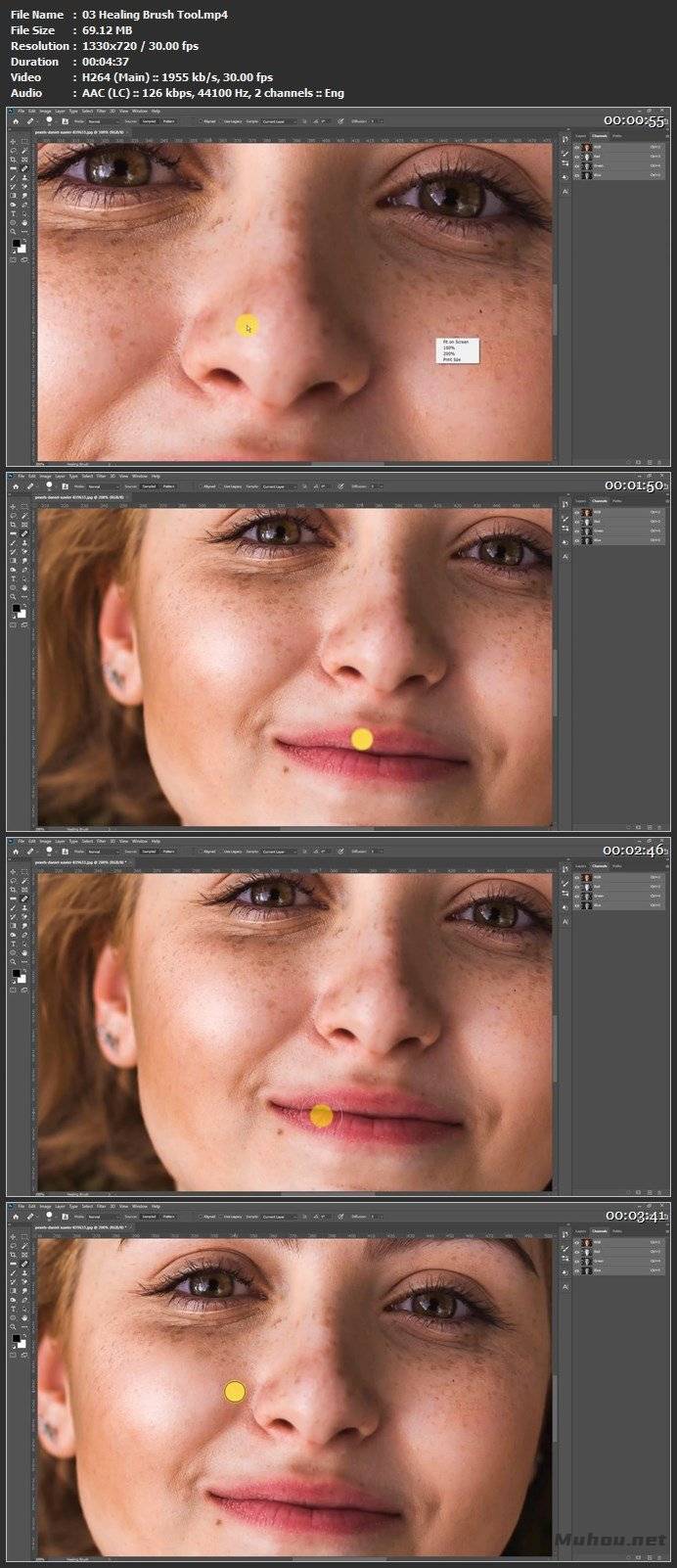使用 Photoshop 学习专业图像修饰技术视频教程（英文）Learn Professional Image Retouching Techniques using Photoshop 2021
