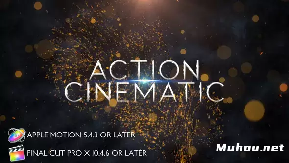 动作电影预告片-苹果运动Action Cinematic Trailer - Apple Motion视频FCPX模板插图