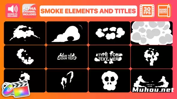 烟雾元素 动画元素Smoke Elements | FCPX视频素材插图