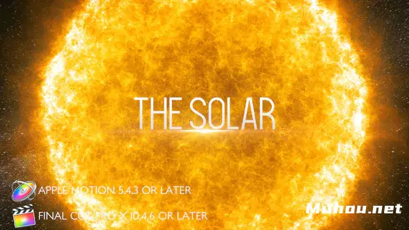 太阳能源燃烧电影预告片头The Solar - Cinematic Trailer - Apple Motion视频FCPX模板插图