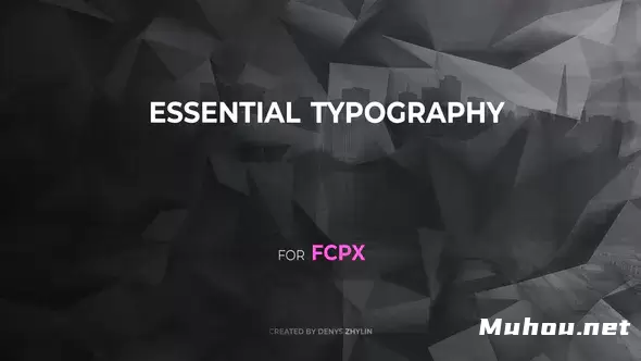 FCPX的基本排版Essential Typography for 模板插图