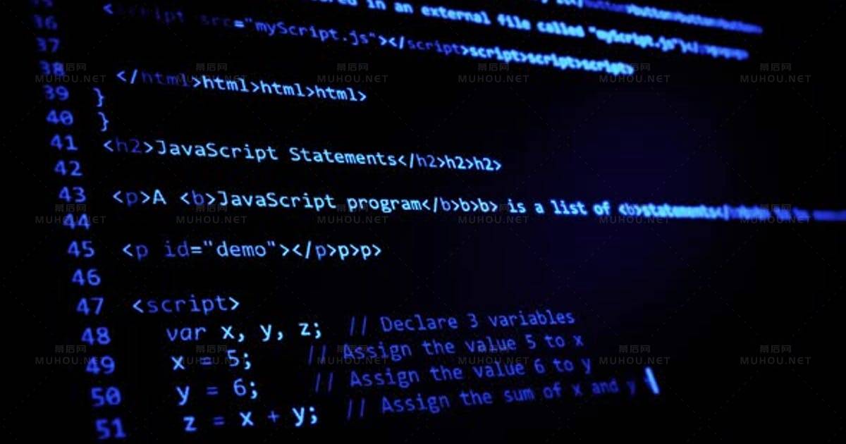 编程计算机编码过程Programming Computer Coding Process视频素材