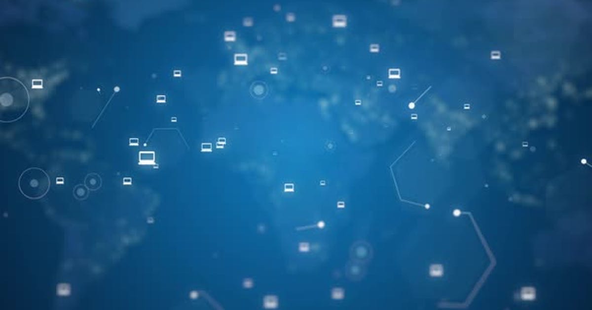计算机连接处理Computer Connect Processing视频素材