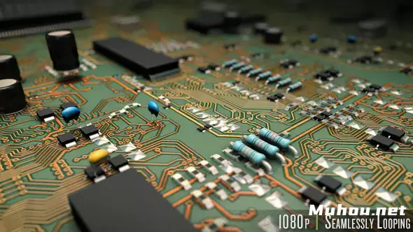 电脑主板硬件Computer Motherboard Hardware视频素材插图