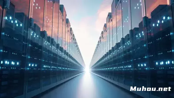 云中的计算机服务器Computer Servers in the Clouds视频素材插图