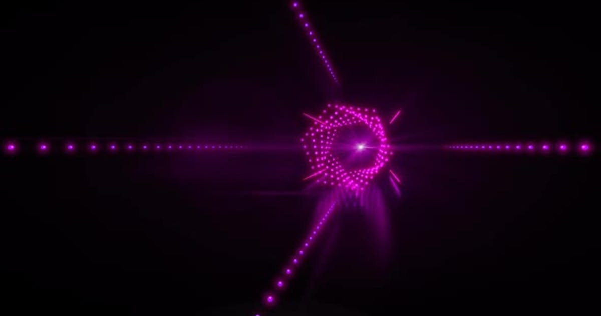 霓虹紫色激光变换VJ背景高清视频素材