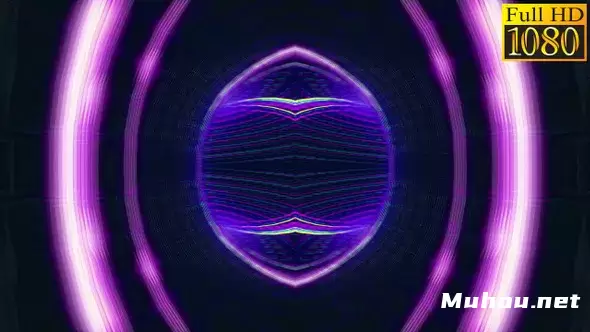 紫色水滴万花筒vj循环v28高清视频素材插图