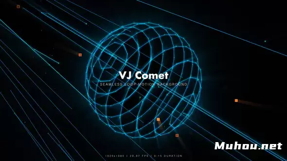 VJ彗星高网络飞行清视频素材插图