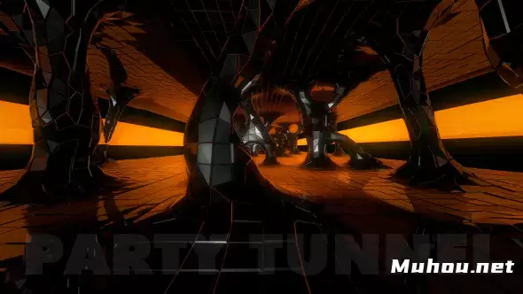VJ隧道-无限循环的空间高清视频素材插图