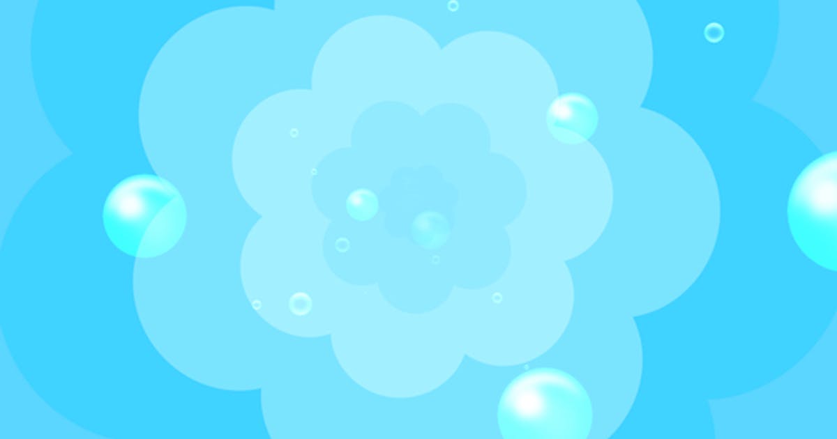 卡通水泡泡泡背景高清视频素材